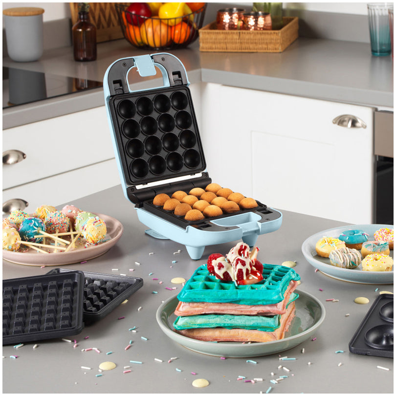 Mini Cake Maker 3 in 1 "Cakepops, Waffel, Donuts" cm 23x15x11