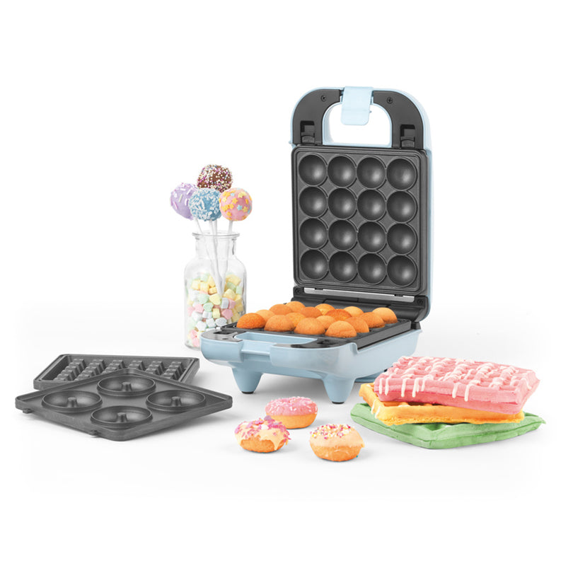 Mini Cake Maker 3 in 1 "Cakepops, Waffel, Donuts" cm 23x15x11