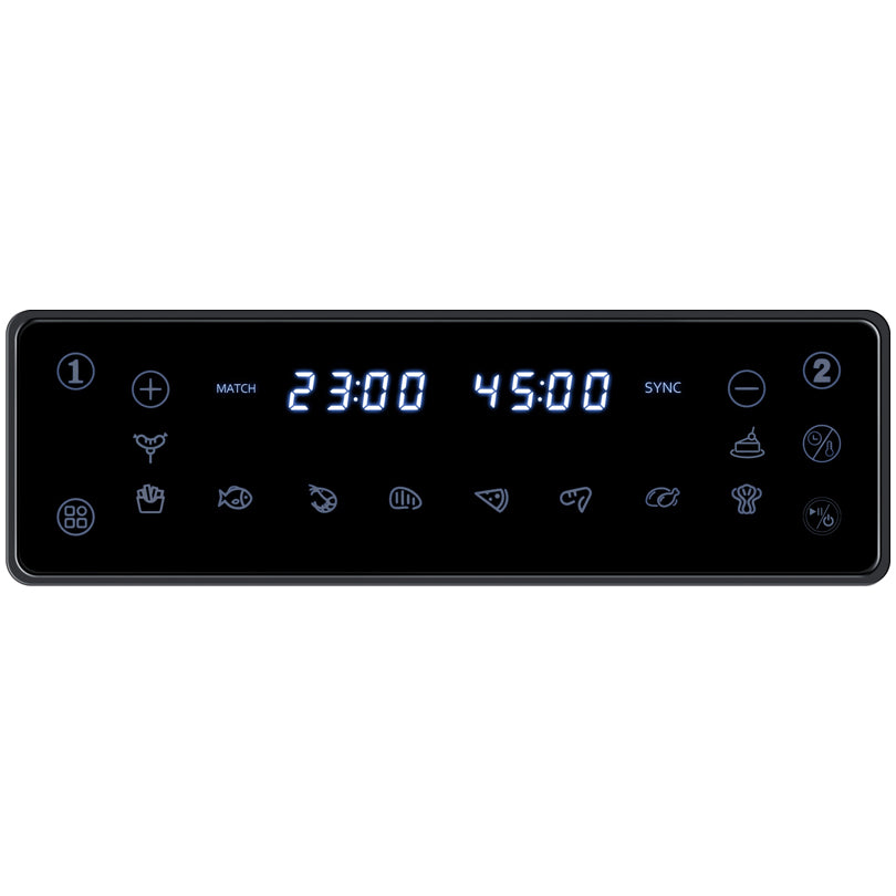 Friggitrice ad aria calda "HF 9500 DUO" Dual Zone cm 40x38x31