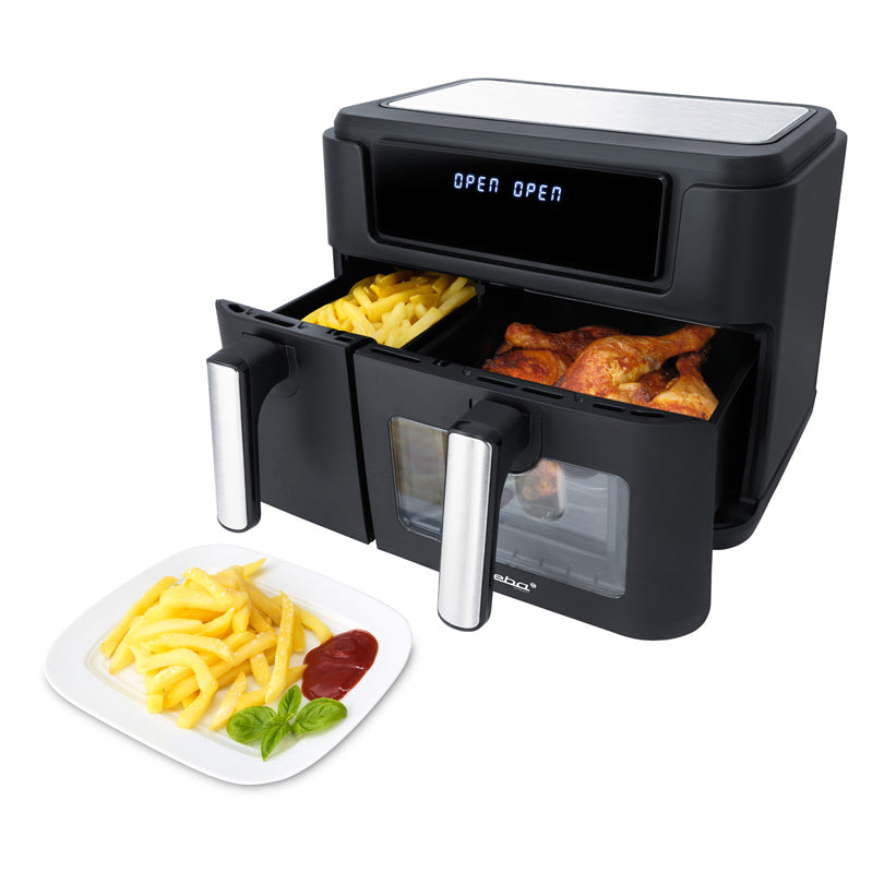 Friggitrice ad aria calda "HF 9500 DUO" Dual Zone cm 40x38x31