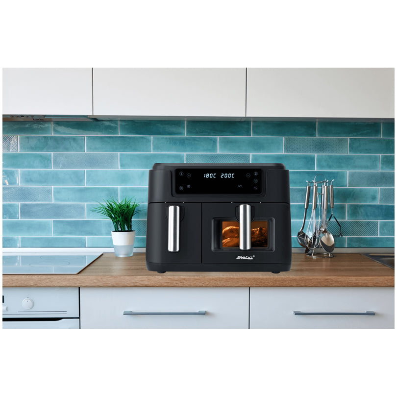 Friggitrice ad aria calda "HF 9500 DUO" Dual Zone cm 40x38x31