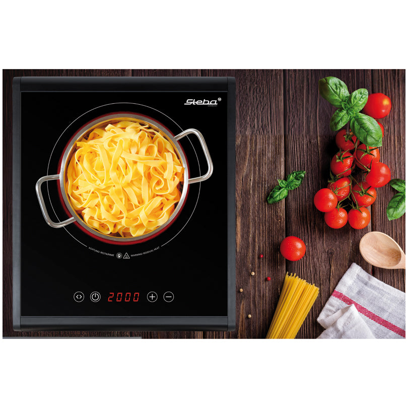 Piano di cottura in vetroceramica "HK 25" cm Ø18,5/cm 27x31x5