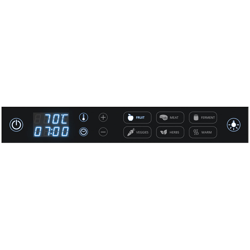 Essiccatore con timer "ED80 Steel Deluxe" cm 34x40,5x30,5