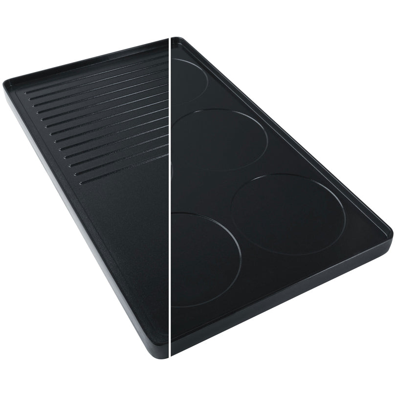 Raclette con piastra in alluminio pressofuso "RC 180", per 8 persone cm 53,5x24x12,5
