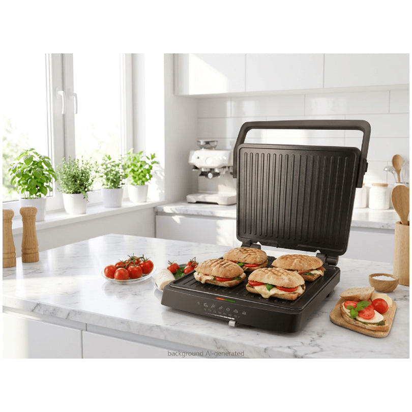 Griglia a contatto/da tavolo "FG 75" cm 32,5x36x14,5