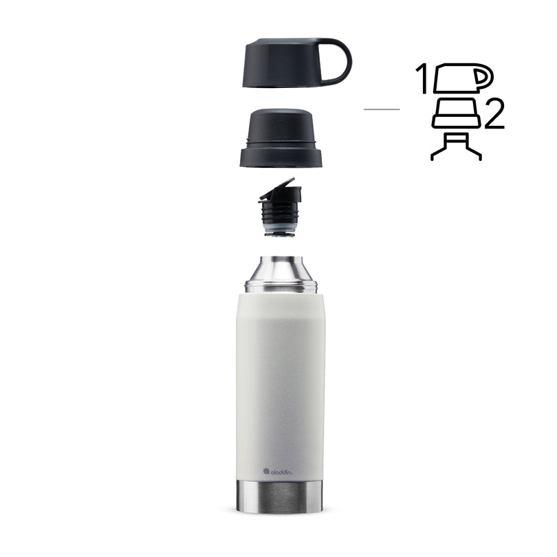 Caraffa termica "CityPark" con bicchiere doppio ed isolamento Thermavac™ l 1,1/cm Ø9,3x29,3