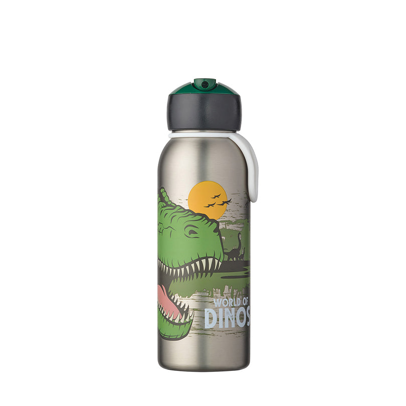 Borraccia termica Flip-Up "Campus - Dino" ml 350/cm Ø7x20,2
