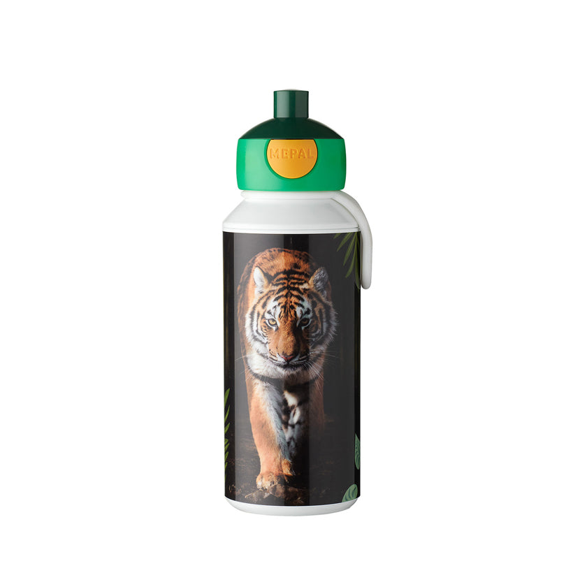 Borraccia Pop-Up "Campus - Wild Tiger" ml 400/cm Ø7x18,4