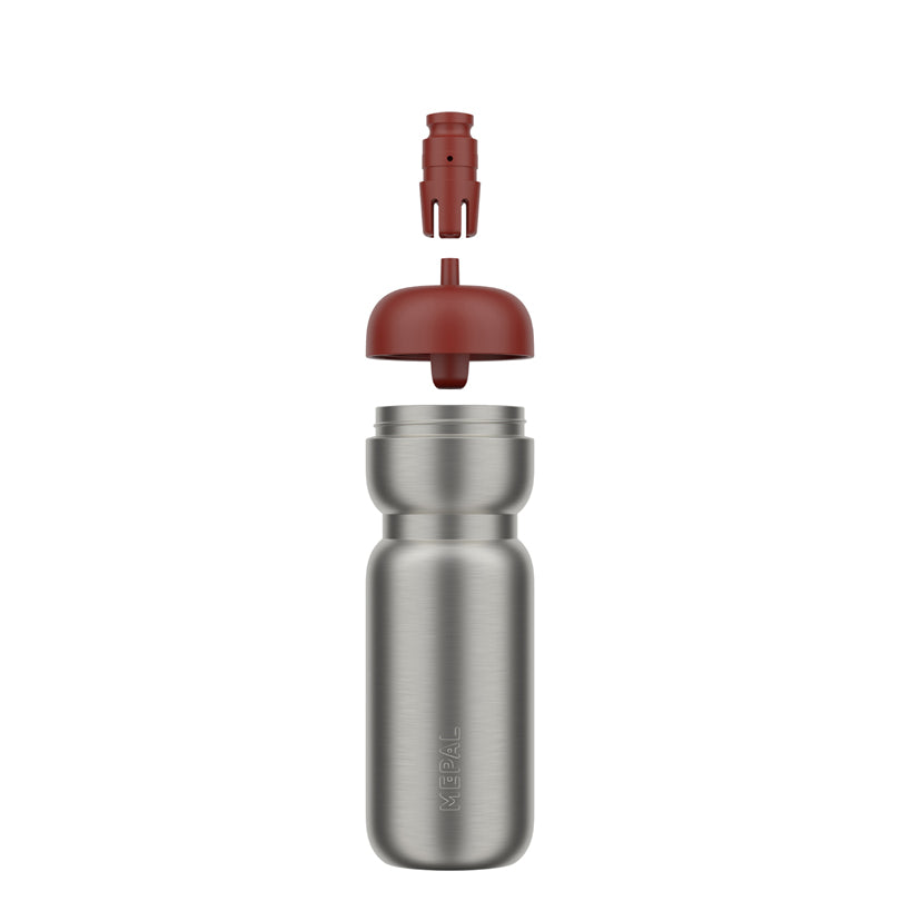 Borraccia sport in acciaio inox "Active - Pull" ml 800/cm Ø7,5x23,3