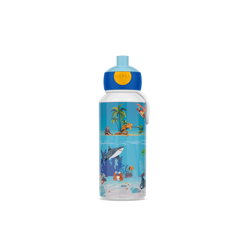 Borraccia Pop-Up "Campus - Tropical Ocean" ml 400/cm Ø6,4x18,4