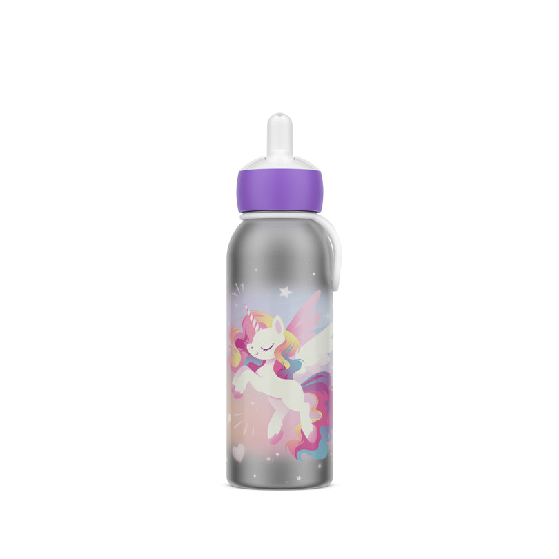 Borraccia termica Flip-Up "Campus - Unicorn Glow" ml 350/cm Ø6,5x20,2