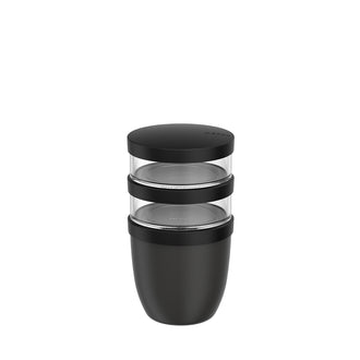 Lunchpot/Portavivande "Ellipse", a 3 pezzi ml 500+2x ml 200/Ø10
