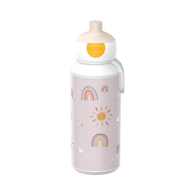 Borraccia Pop-Up "Campus - Sunshine & Rainbow" ml 400/cm Ø6,4x18,4