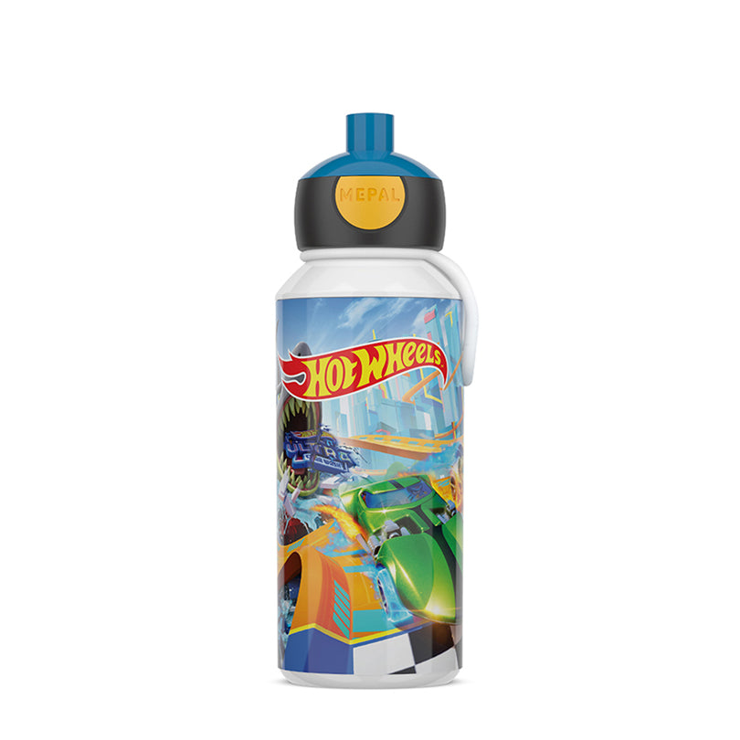 Borraccia Pop-Up "Campus - Hot Wheels" ml 400/cm Ø6,4x18,4