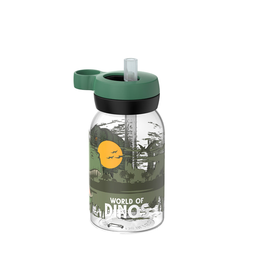 Borraccia con cannuccia "Campus - Dino" ml 450/cm Ø7,6x15,5