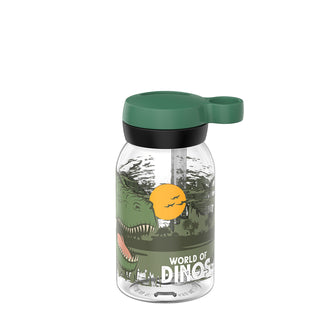 Borraccia con cannuccia "Campus - Dino" ml 450/cm Ø7,6x15,5
