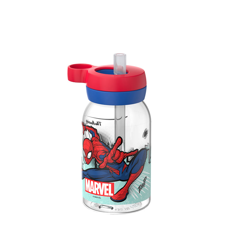 Borraccia con cannuccia "Campus - Spiderman" ml 450/cm Ø7,6x15,5
