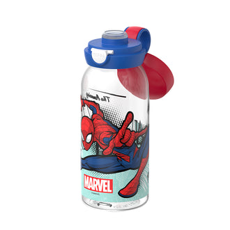 Borraccia con coperchio a ribalta "Campus - Spiderman" ml 600/cm Ø7,6x19,5