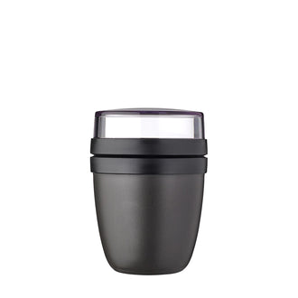 Portavivande/Lunchbox mini "Ellipse", composto da 2 contenitori l 0,3+0,12/cm Ø9X13