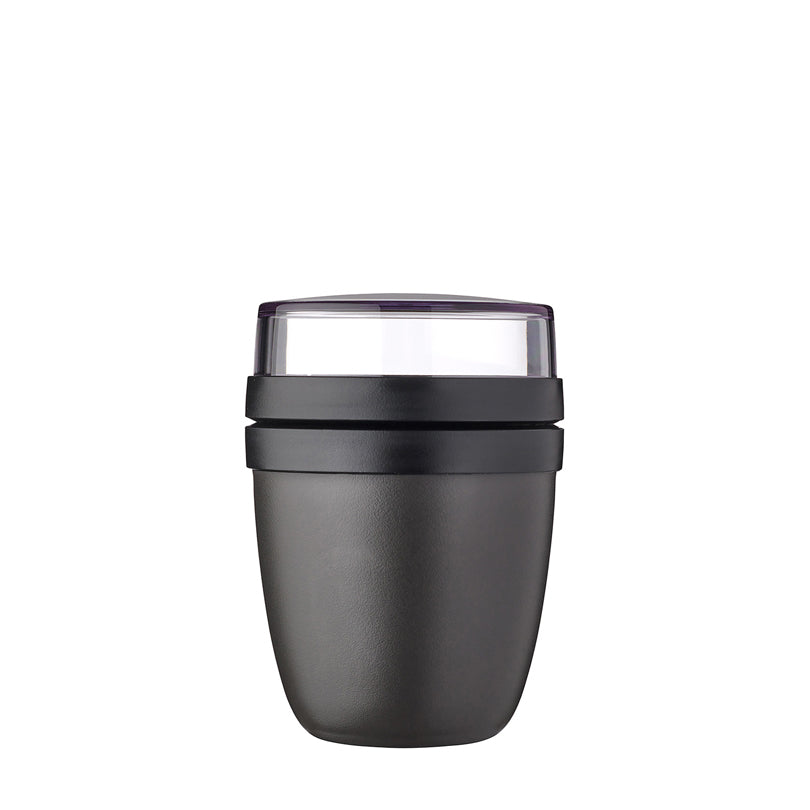 Portavivande/Lunchbox mini "Ellipse", composto da 2 contenitori l 0,3+0,12/cm Ø9X13