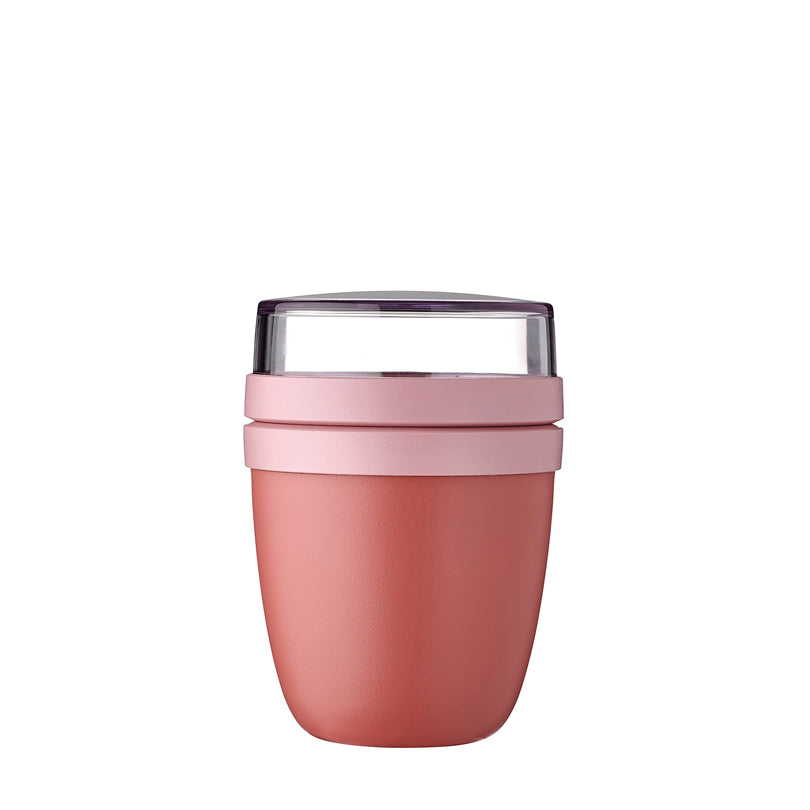 Portavivande/Lunchbox mini "Ellipse", composto da 2 contenitori l 0,3+0,12/cm Ø9X13