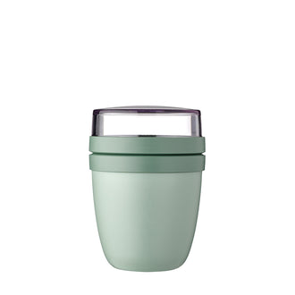 Portavivande/Lunchbox mini "Ellipse", composto da 2 contenitori l 0,3+0,12/cm Ø9X13