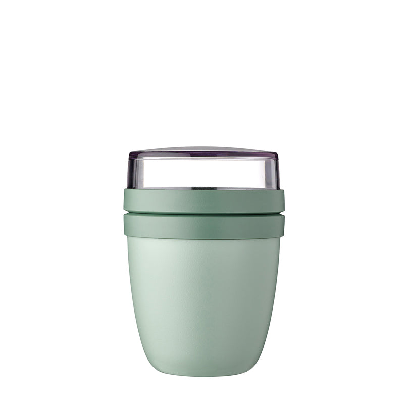 Portavivande/Lunchbox mini "Ellipse", composto da 2 contenitori l 0,3+0,12/cm Ø9X13