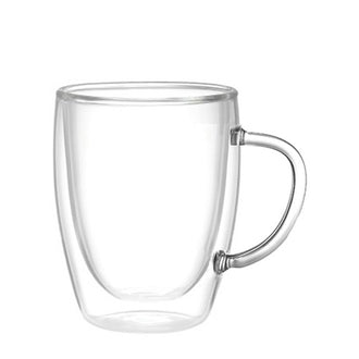 Bicchiere tè grande "Assam" a doppia parete con manico ml 220/cm 8x10