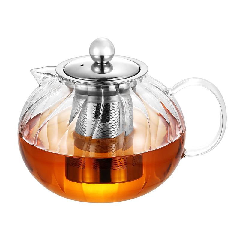 Teiera/Caffettiera "Zucca" con filtro estraibile l 1,2/cm Ø15x14