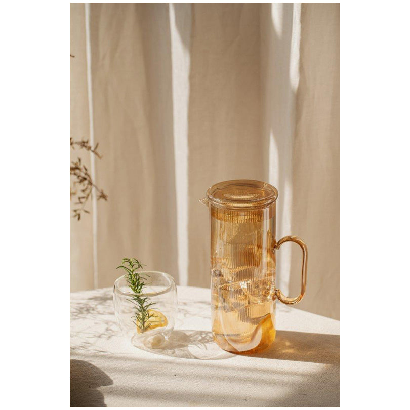 Caraffa acqua con coperchio l 1,2/cm Ø9x22