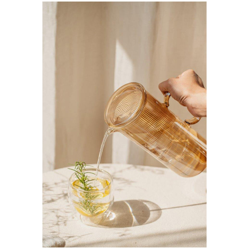 Caraffa acqua con coperchio l 1,2/cm Ø9x22