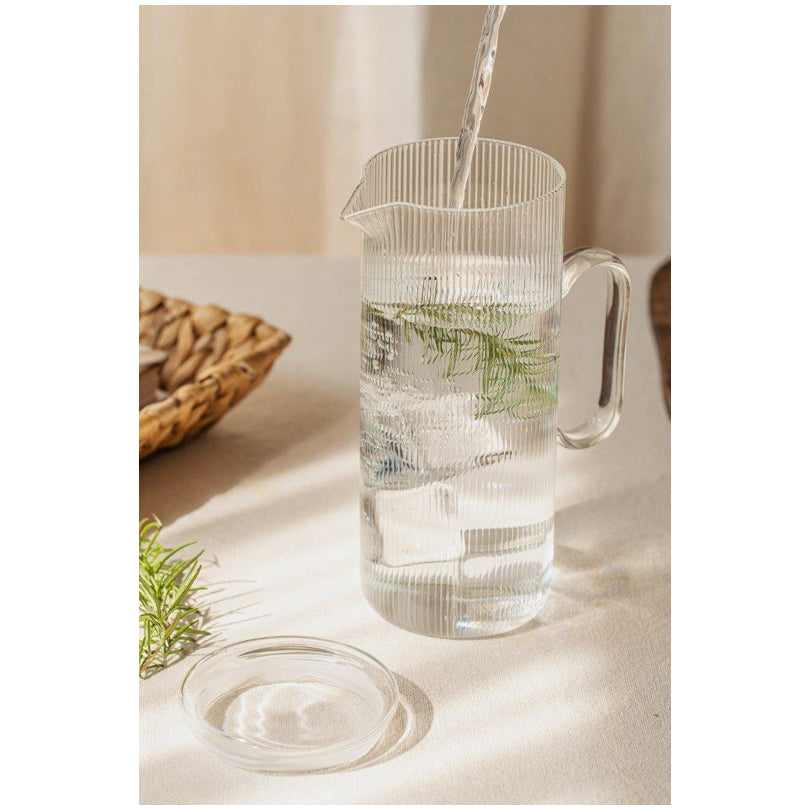 Caraffa acqua con coperchio l 1,2/cm Ø9x22