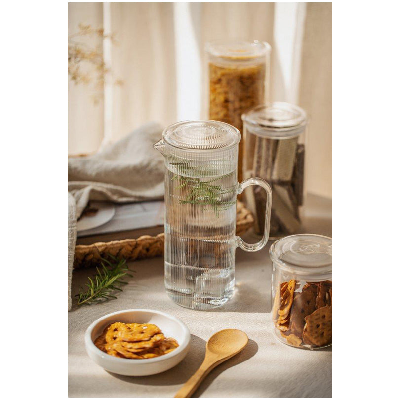 Caraffa acqua con coperchio l 1,2/cm Ø9x22