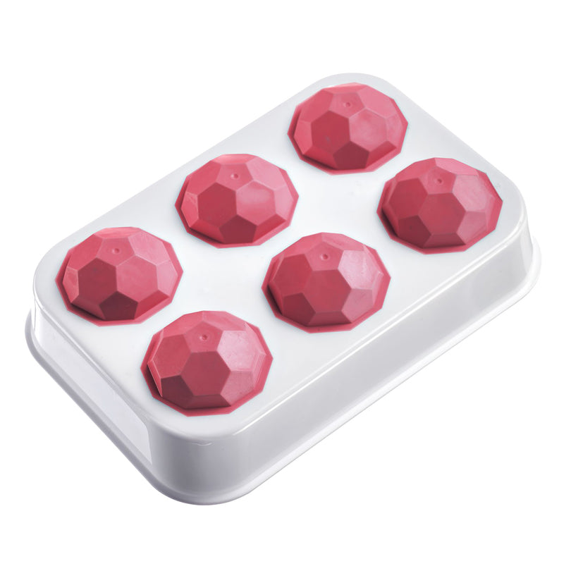 Vaschetta formaghiaccio con coperchio "Crystal", 6 cavità cm 20,2x13,5x6