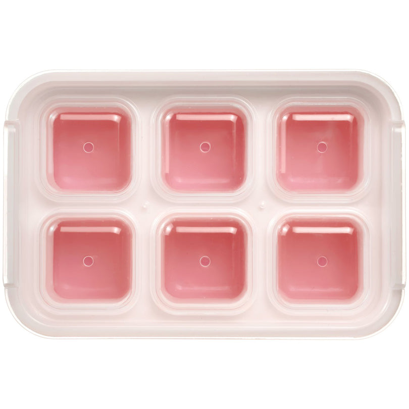 Vaschetta formaghiaccio con coperchio "Cube", 6 cavità cm 20,2x13,7x6,7