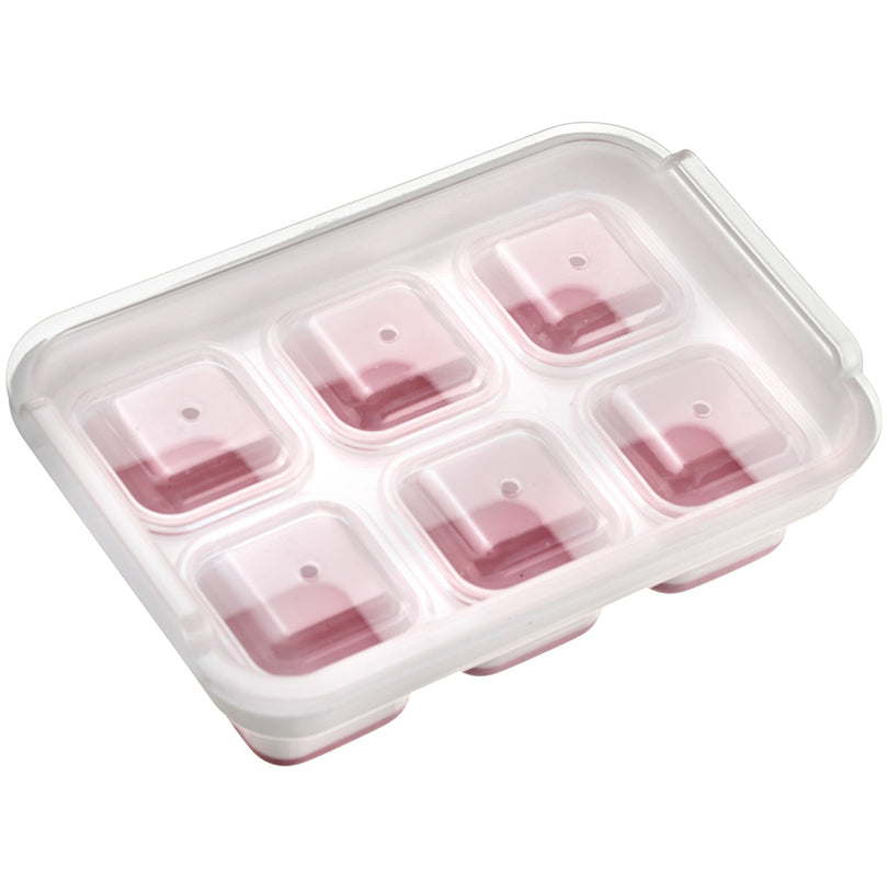 Vaschetta formaghiaccio con coperchio "Cube", 6 cavità cm 20,2x13,7x6,7