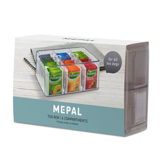 Contenitore per 60 bustine di té cm 21,7x14,8x8,5