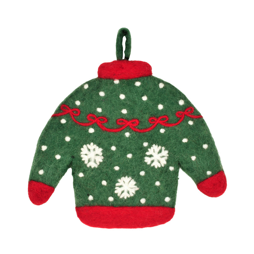 Sottopentola "Maglione natalizio" con pratico occhiello cm 24x20