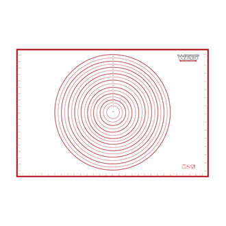 Tappetino da forno rettangolare con scala in cm e pollici cm 60x40