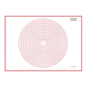 Tappetino da forno rettangolare con scala in cm e pollici cm 70x50