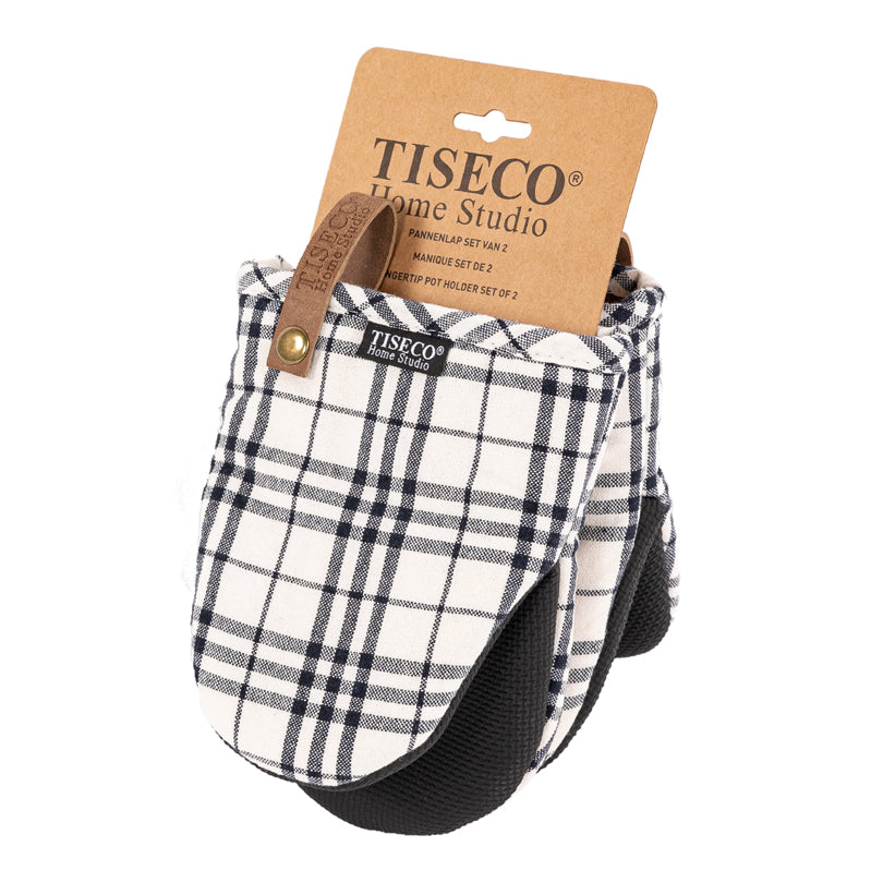 Presina pinza cucina "Sherlock - Checker", confezione 2 pezzi cm 18x14