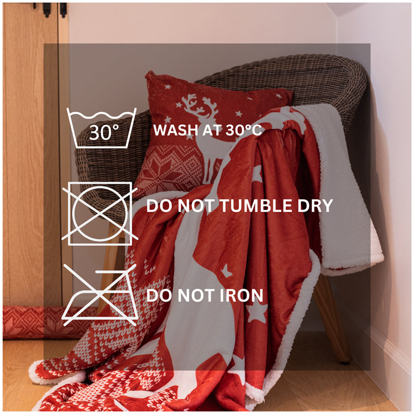 Coperta "Xmas Sofa" cm 130x150