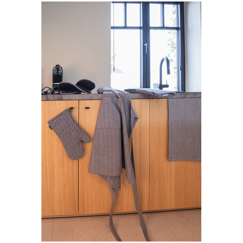 Guanto da forno "Ruga", confezione 2 pezzi (1D + 1S) cm 18x32