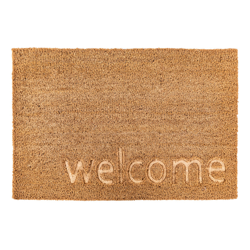 Zerbino "Welcome", retro antiscivolo in vinile cm 60x40