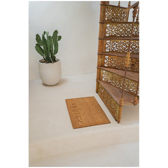 Zerbino "Welcome", retro antiscivolo in vinile cm 60x40