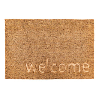 Zerbino "Welcome", retro antiscivolo in vinile cm 60x40