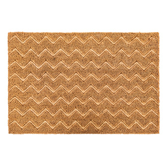 Zerbino "Zigzag", retro antiscivolo in vinile cm 60x40