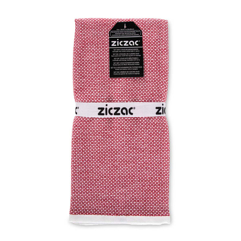 Strofinaccio "Culinary Duo Leno", confezione 3 pezzi cm 50x76