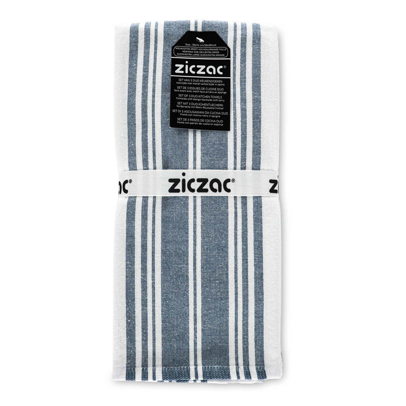 Strofinaccio "Culinary Duo Stripe", confezione 3 pezzi cm 50x76