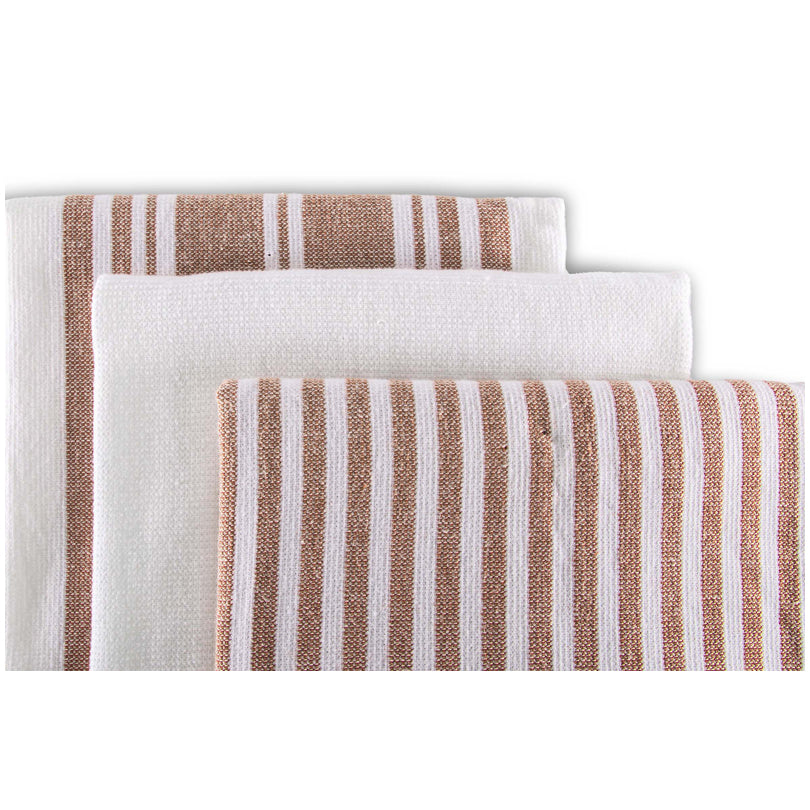 Strofinaccio "Culinary Duo Stripe", confezione 3 pezzi cm 50x76